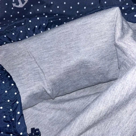 Women’s Charles River Navy Rain Jacket With White Polka Dots - Picture 4 of 5